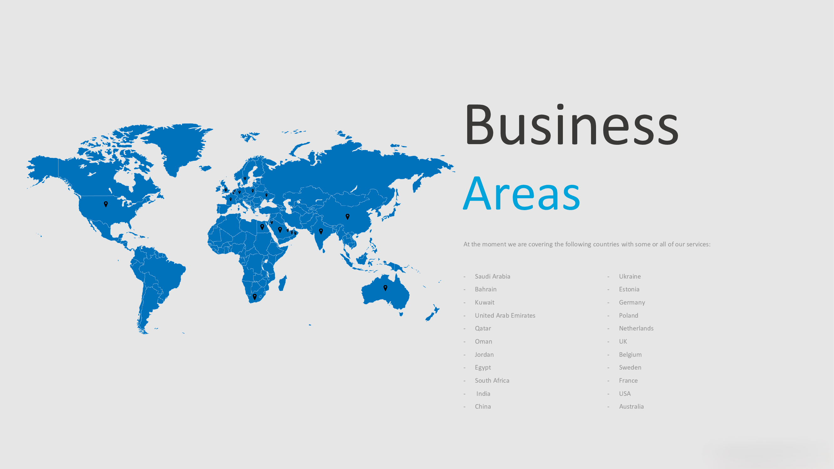 Business Areas Overview